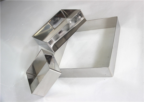 RK Bakeware China Foodservice NSF Custom Stainless Steel Square Mousse Τροχαίο Δαχτυλίδι