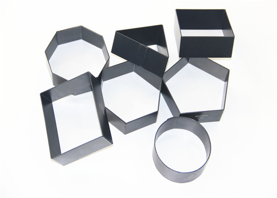 RK Bakeware China Foodservice NSF Ατσάλινο Mousse Cake Ring, Στρογγυλή Καρδιά τετράγωνο Dessert Mousse Ring