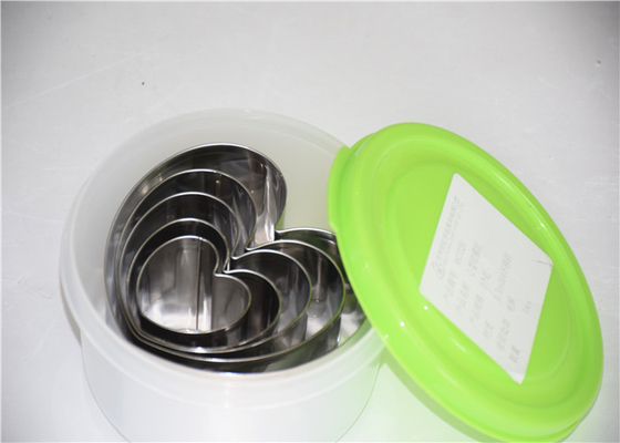 RK Bakeware China Foodservice NSF Ατσάλινο Mousse Cake Ring, Στρογγυλή Καρδιά τετράγωνο Dessert Mousse Ring