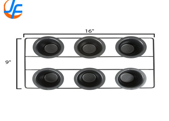 RK Bakeware China Foodservice NSF 6 φλιτζάνια από ανοξείδωτο χάλυβα