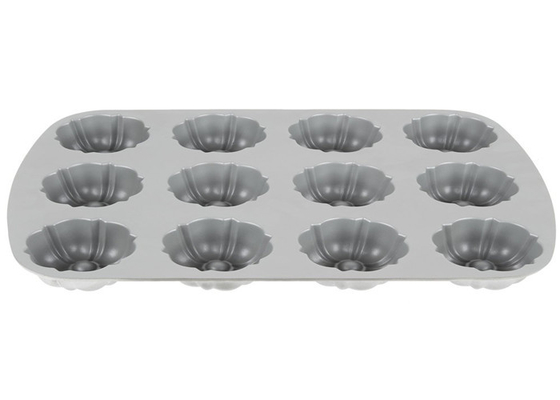 RK Bakeware China Foodservice NSF 12 Διαμερίδιο Bundtlette Αλουμινίου Muffin Cake Pan Εμπορική ποιότητα