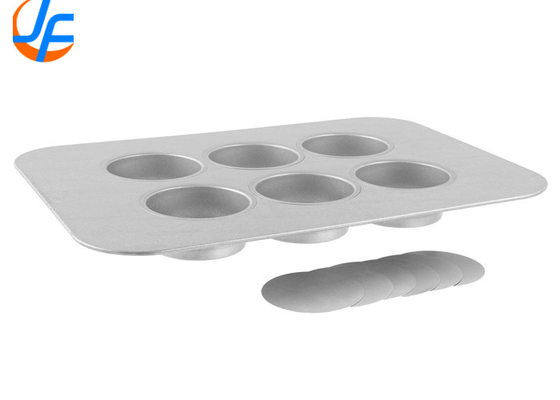 RK Bakeware China Foodservice NSF Χαλαρό πάτωμα Αλουμινίου Στρογγυλό Κέικ Mould Αλουμινωμένο χάλυβα Μίνι Τυροπέτανο