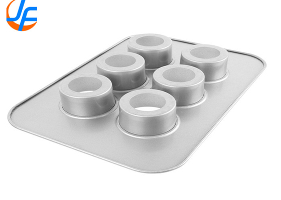 RK Bakeware China Foodservice NSF Χαλαρό πάτωμα Αλουμινίου Στρογγυλό Κέικ Mould Αλουμινωμένο χάλυβα Μίνι Τυροπέτανο