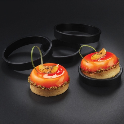 RK Bakeware China Foodservice NSF Στρογγυλό Αλουμίνιο Κέικ Mould Cake Pans Tartlet Ring