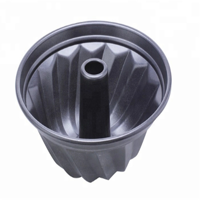 Περιβαλλοντικά φιλικό χαρακτηριστικό Custom Non-Stick Aluminum Alloy Hollow Round Baking Cake Mold