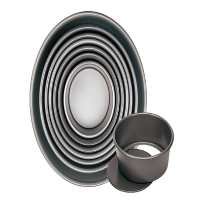 Rk Bakeware Κίνα Στρογγυλό ορθογώνιο αφαιρούμενο ανωδισμένο αλουμίνιο Κουκάκι Μούχλα Κουκάκι Πάνι Κουκάκι Κύπελλο