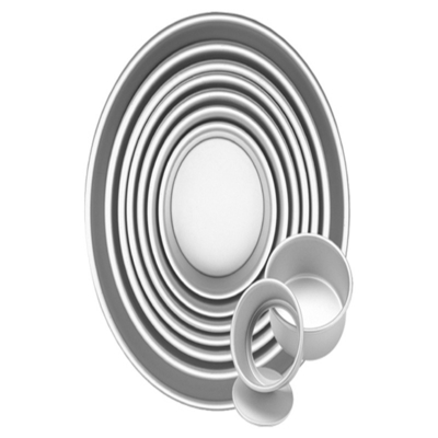 Rk Bakeware Κίνα Στρογγυλό ορθογώνιο αφαιρούμενο ανωδισμένο αλουμίνιο Κουκάκι Μούχλα Κουκάκι Πάνι Κουκάκι Κύπελλο