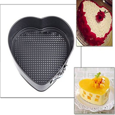 RK Bakeware China Foodservice NSF Αλουμίνιο Σχήμα Καρδιάς Κέικ Πανίτσα Τυρί Πανίτσα Πανίτσα Κέικ Mould