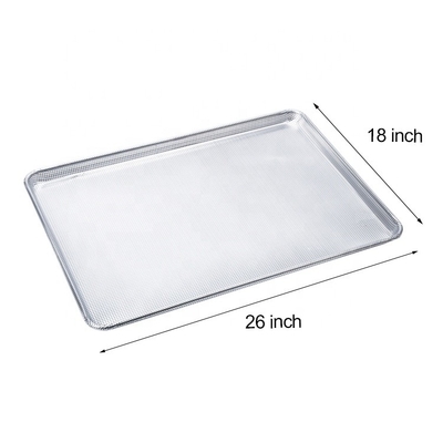26&quot;*18&quot;*1&quot; 1,2mm Πλήρης διάτρητος δίσκος ψωμιού μπέργκερ ή χάμπουργκερ ή χοτ ντογκ ψωμιού κατσαρόλα αλουμινίου κατσαρόλα ψωμιού