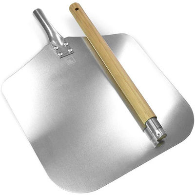 Εργαλεία φούρνου 83 εκατοστά Αλουμίνιο Φλούδα πίτσας με αφαιρούμενο ξύλινο χερούλι Φούρνος πίτσας 12x14