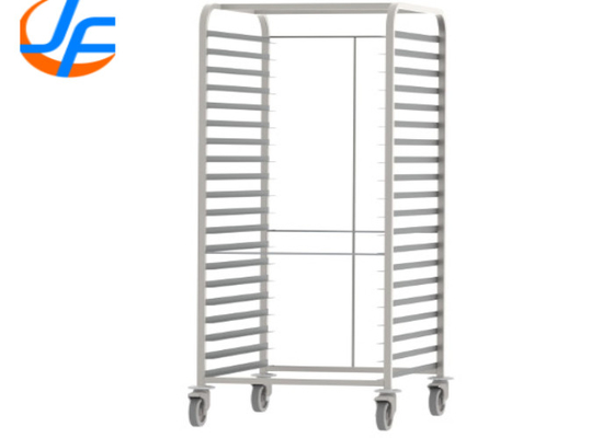 RK Bakeware China Foodservice NSF 600 X 800 Σιδηρουργικό ράφι για ψήσιμο Τρόλες αρτοποιίας Διπλό ράφι φούρνου