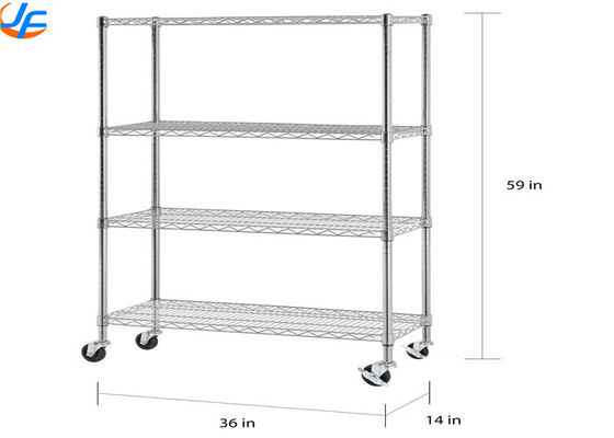 RK Bakeware China Foodservice 2/3/4 Tiers Steel Trolley Service Cart, Χάλυβα από ανοξείδωτο χάλυβα Διανομή υλικού