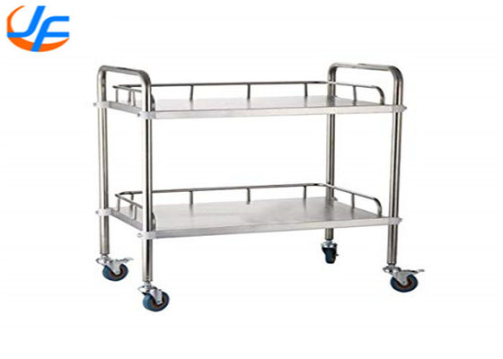 RK Bakeware China Foodservice 2/3/4 Tiers Steel Trolley Service Cart, Χάλυβα από ανοξείδωτο χάλυβα Διανομή υλικού