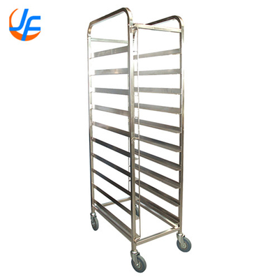 RK Bakeware China-Nesting Commercial Trolley Rack από ανοξείδωτο χάλυβα / Προσαρμοσμένο ράφι ψήσιμου για βιομηχανικά αρτοποιεία