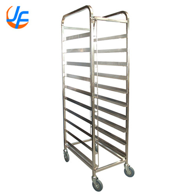 RK Bakeware China-Nesting Commercial Trolley Rack από ανοξείδωτο χάλυβα / Προσαρμοσμένο ράφι ψήσιμου για βιομηχανικά αρτοποιεία