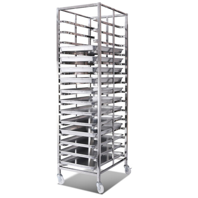 RK Bakeware China-Z Frame Nesting Stainless Steel Baking Trolley Double Oven Rack Για χονδρικές αρτοποιίες