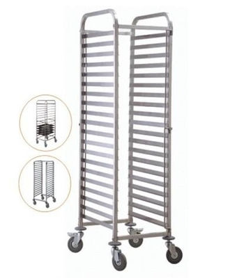 RK Bakeware China-Z Frame Nesting Stainless Steel Baking Trolley Double Oven Rack Για χονδρικές αρτοποιίες