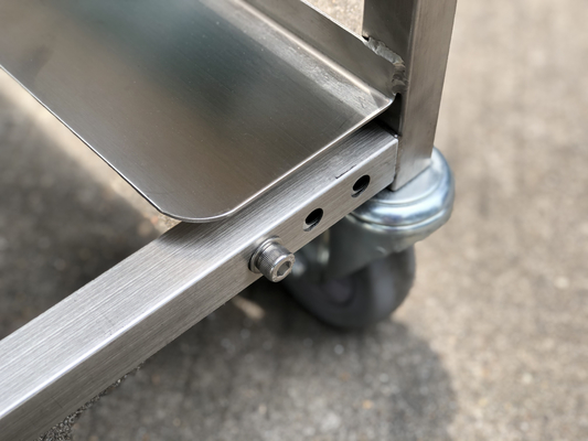 RK Bakeware China-Mackies Flatpack Z Frame Nesting Stainless Steel Trolley για την παραγωγή αρτοποιίας
