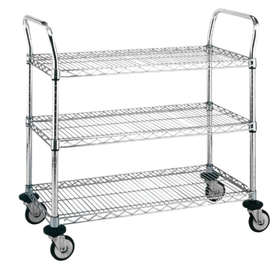 RK Bakeware China Foodservice 18&quot; X 24&quot; X 38&quot; Metro Τρία ράφια βαρύ φορτίο ατσάλινου χάλυβα