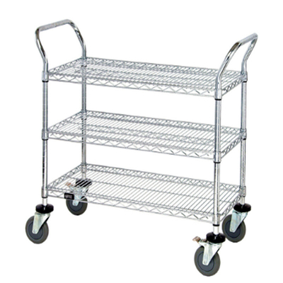 RK Bakeware China Foodservice 18&quot; X 24&quot; X 38&quot; Metro Τρία ράφια βαρύ φορτίο ατσάλινου χάλυβα