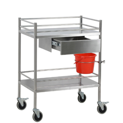 RK Bakeware Κίνα Ιατρικό Νοσοκομείο Φόρεμα Ατσάλι Καροτσάκι Χειρουργική Καροτσάκι με συρτάρια