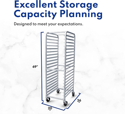 Rk Bakeware China Foodservice 36527 Commercial 20 Tier Aluminum Sheet Pan Rack Bun Pan Rack (Παρασκευαστικά για τη μαγειρική)