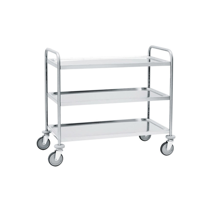 Rk Bakeware China-Z Frame 20 Pan End Load Stainless Steel Nesting Trolley Bun Sheet Pan Rack - Συγκεντρωμένο