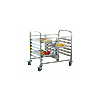 Rk Bakeware China-Z Frame 20 Pan End Load Stainless Steel Nesting Trolley Bun Sheet Pan Rack - Συγκεντρωμένο
