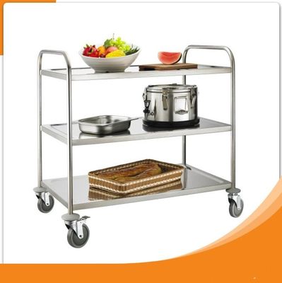 RK Bakeware China Foodservice NSF Κουζίνα Τραπέζι τροφίμων Καροτσάκι από ανοξείδωτο χάλυβα για εστιατόριο